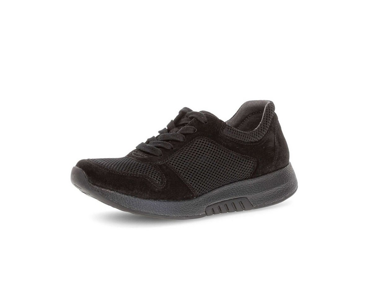 Gabor Sneaker low Materialmix Leder/Lederimitat Sneaker (schwarz)
