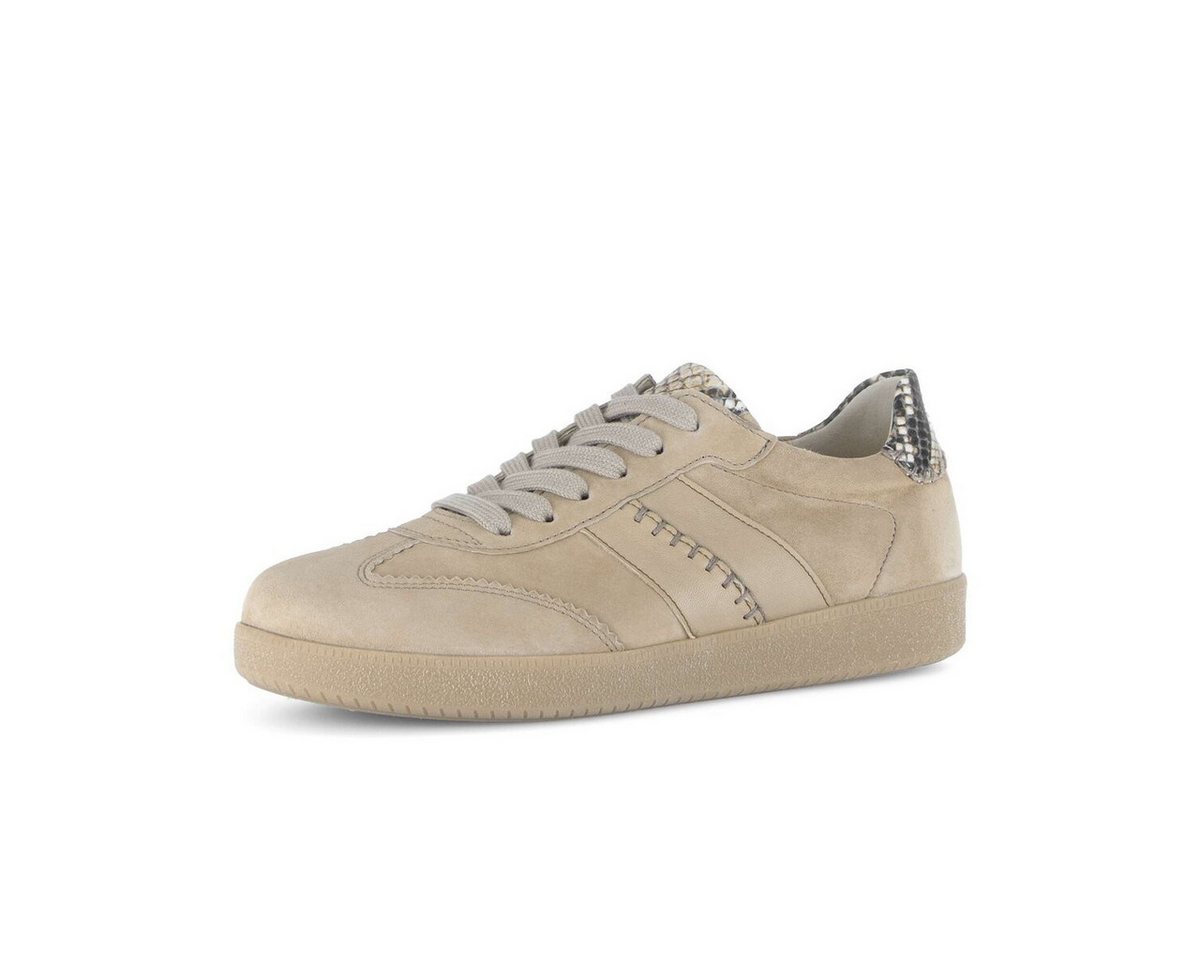 Gabor Sneaker low Materialmix Leder Sneaker (beige)