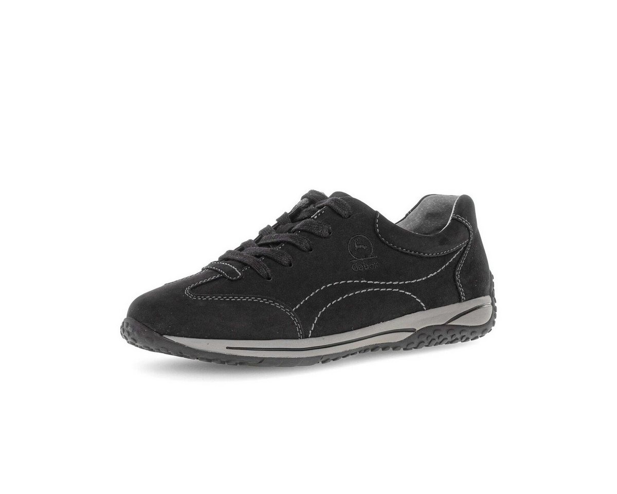 Gabor Sneaker low Rauleder Sneaker (schwarz)