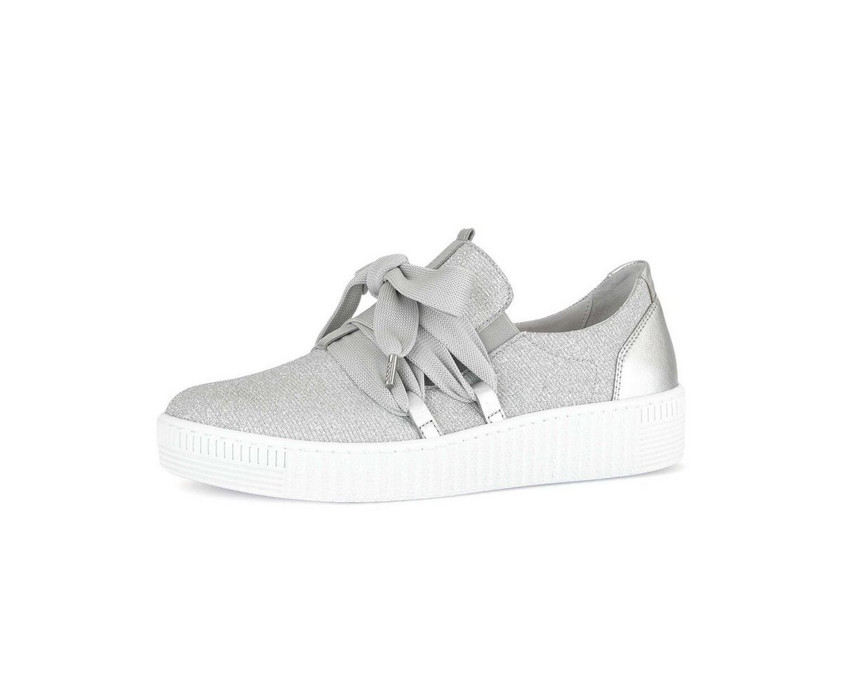 Gabor Sneaker low (silber)