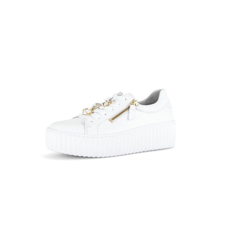 Gabor - Sneaker low - Weiß Schnürschuh