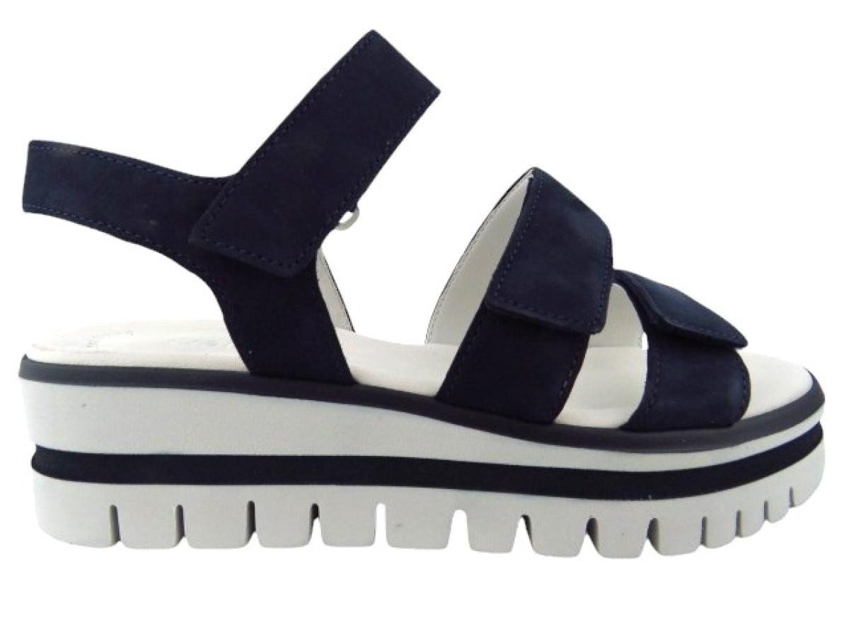 Gabor Soft Nubuk blue Sandale