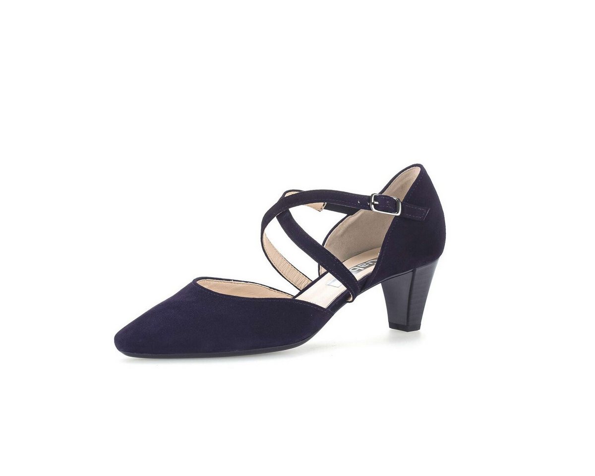 Gabor Spangenpumps Rauleder Spangenpumps (blau)