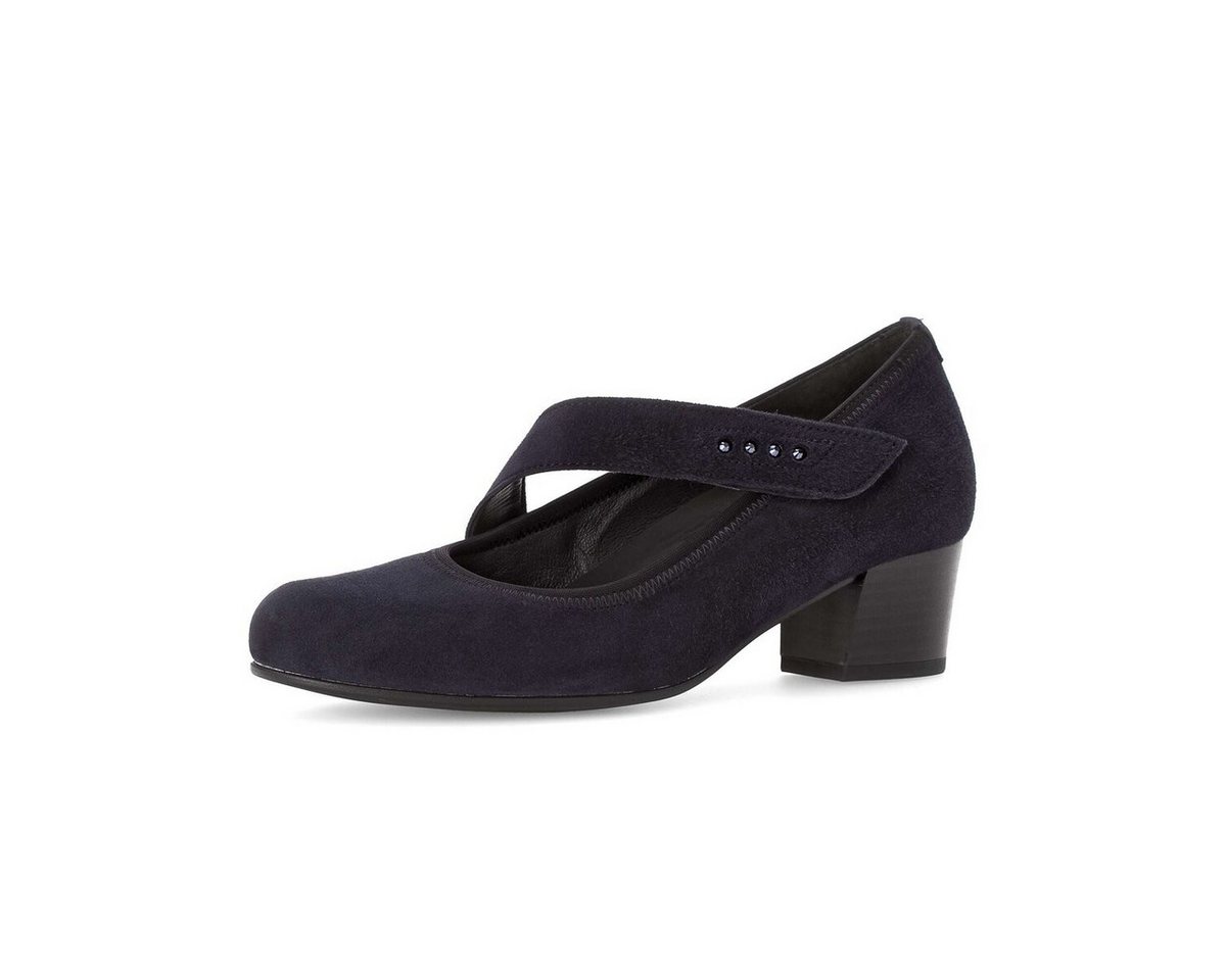 Gabor Spangenpumps Rauleder Spangenpumps (blau)
