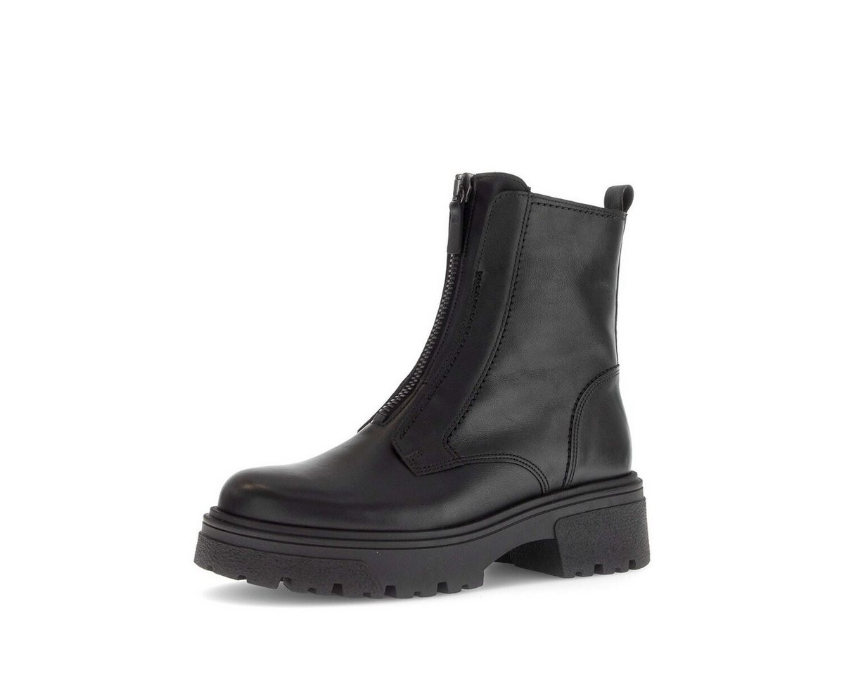 Gabor Sportliche Stiefelette Glattleder Stiefelette (schwarz)