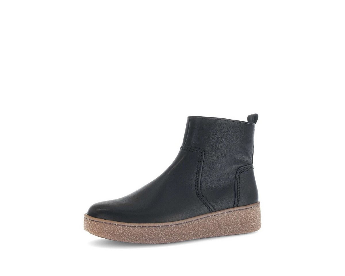 Gabor Sportliche Stiefelette Glattleder Stiefelette (schwarz)