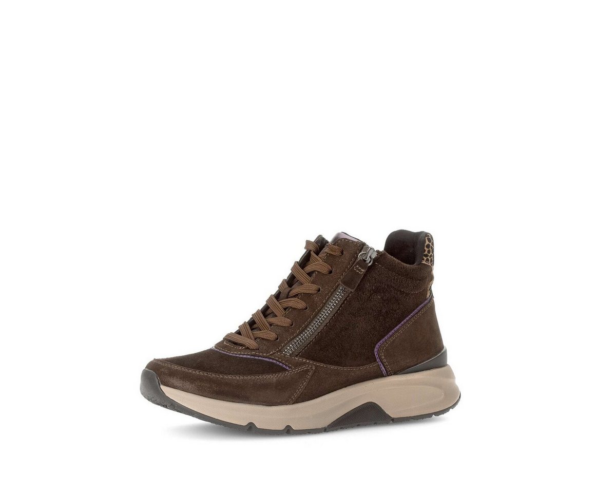 Gabor Sportliche Stiefelette Materialmix Leder Stiefelette