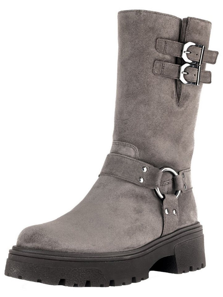 Gabor Stiefel Veloursleder Stiefel (braun/grau)