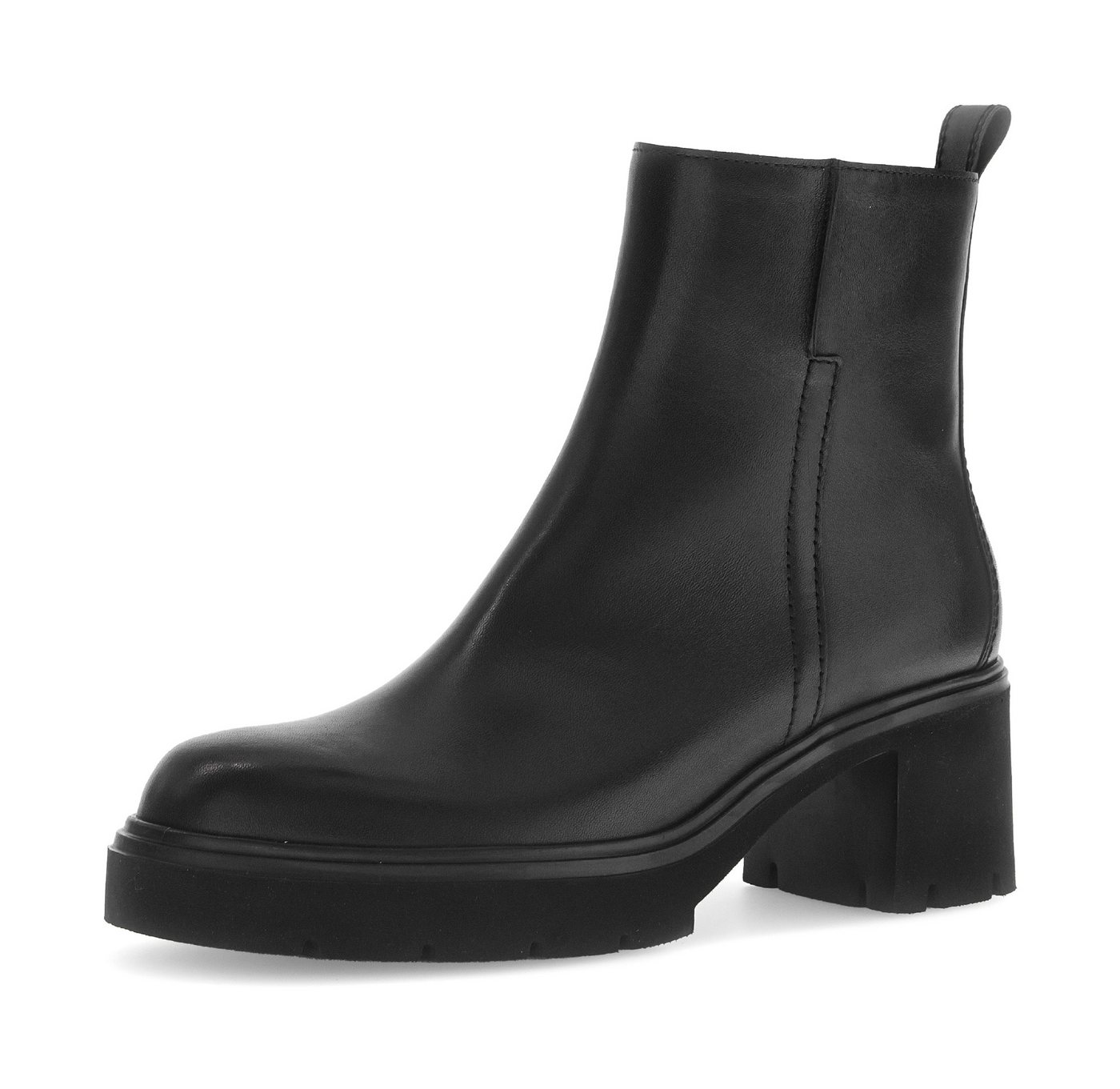 Gabor Stiefelette, Blockabsatz, Ankleboots, Businessboots mit dezenten Ziernähten