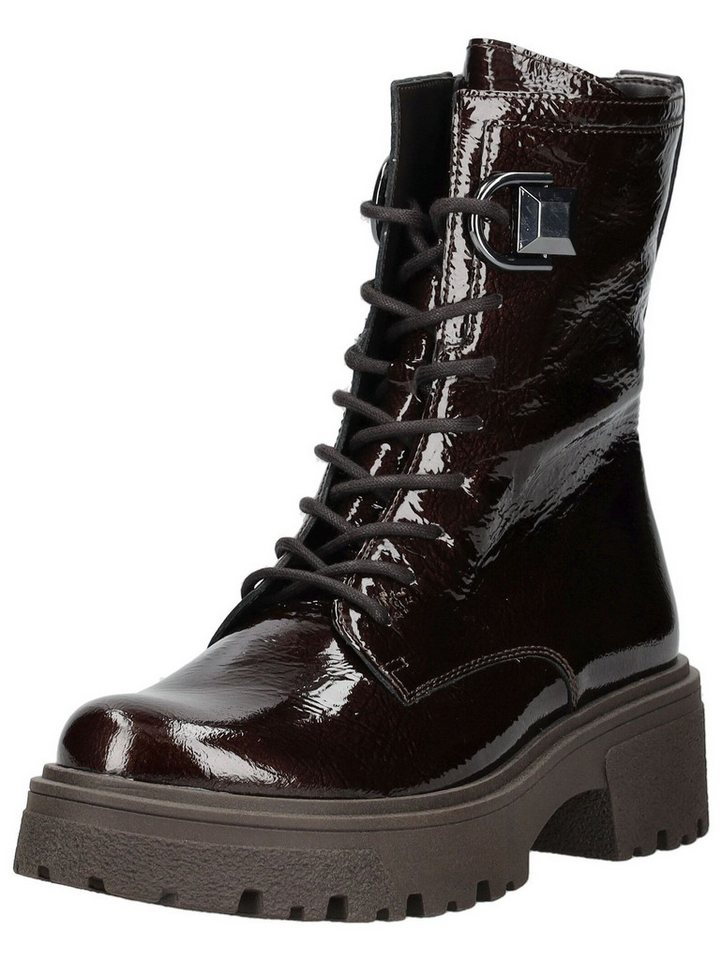 Gabor Stiefelette Leder Schnürstiefelette (braun)