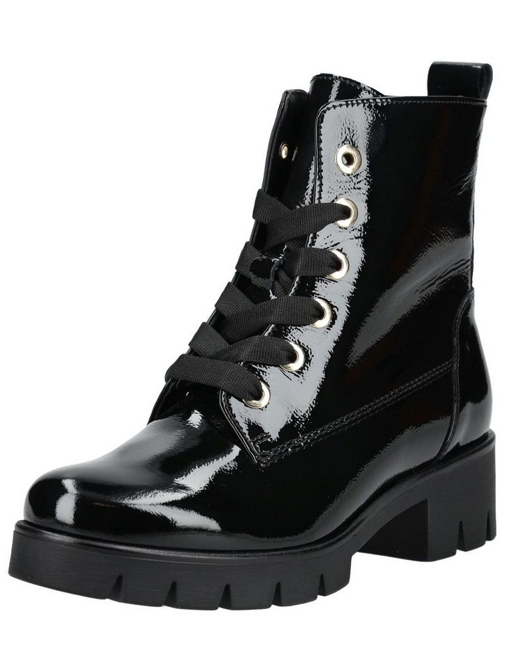 Gabor Stiefelette Leder Schnürstiefelette (schwarz)