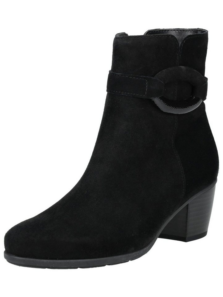 Gabor Stiefelette Veloursleder Stiefelette (schwarz)