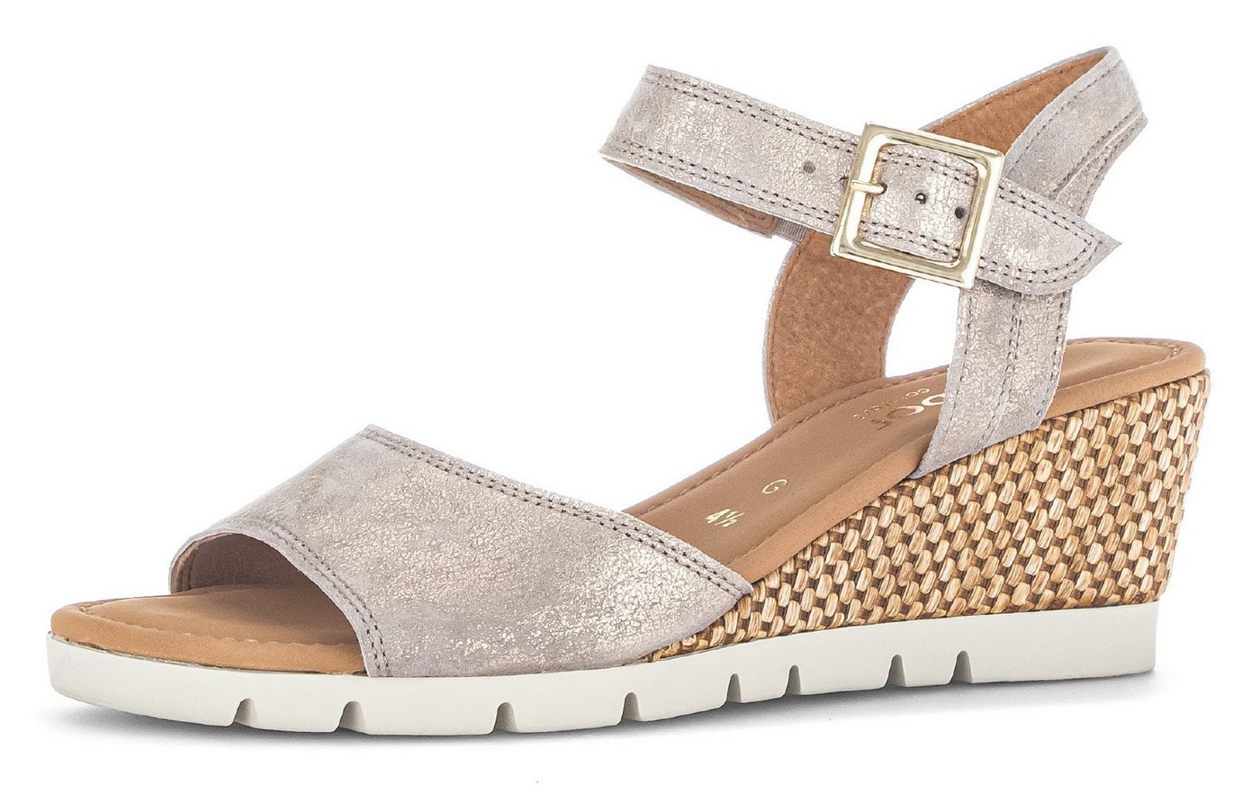 Gabor TUNIS Keilsandalette, Sommerschuh, Riemchensandale in Schuhweite G (weit)