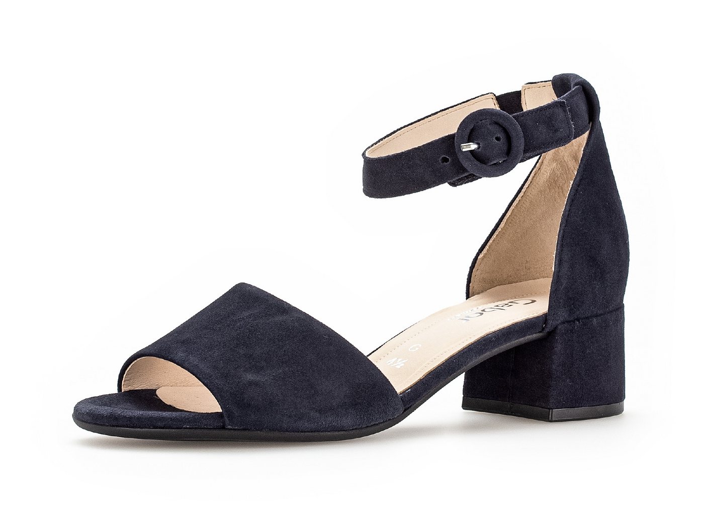 Gabor Tunis Sandalette Blockabsatz, Festtagsschuh, Abendschuh mit Zierschnalle, G-Weite