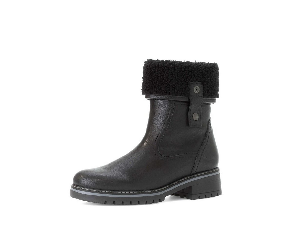 Gabor Winterstiefelette Materialmix Leder/Lederimitat Winterstiefelette (schwarz)