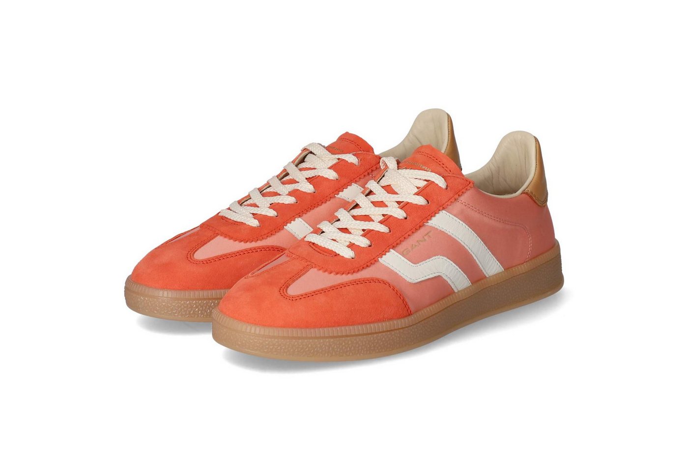 Gant 30538957/G521 Damen Leder & Textil rot Schnürschuh