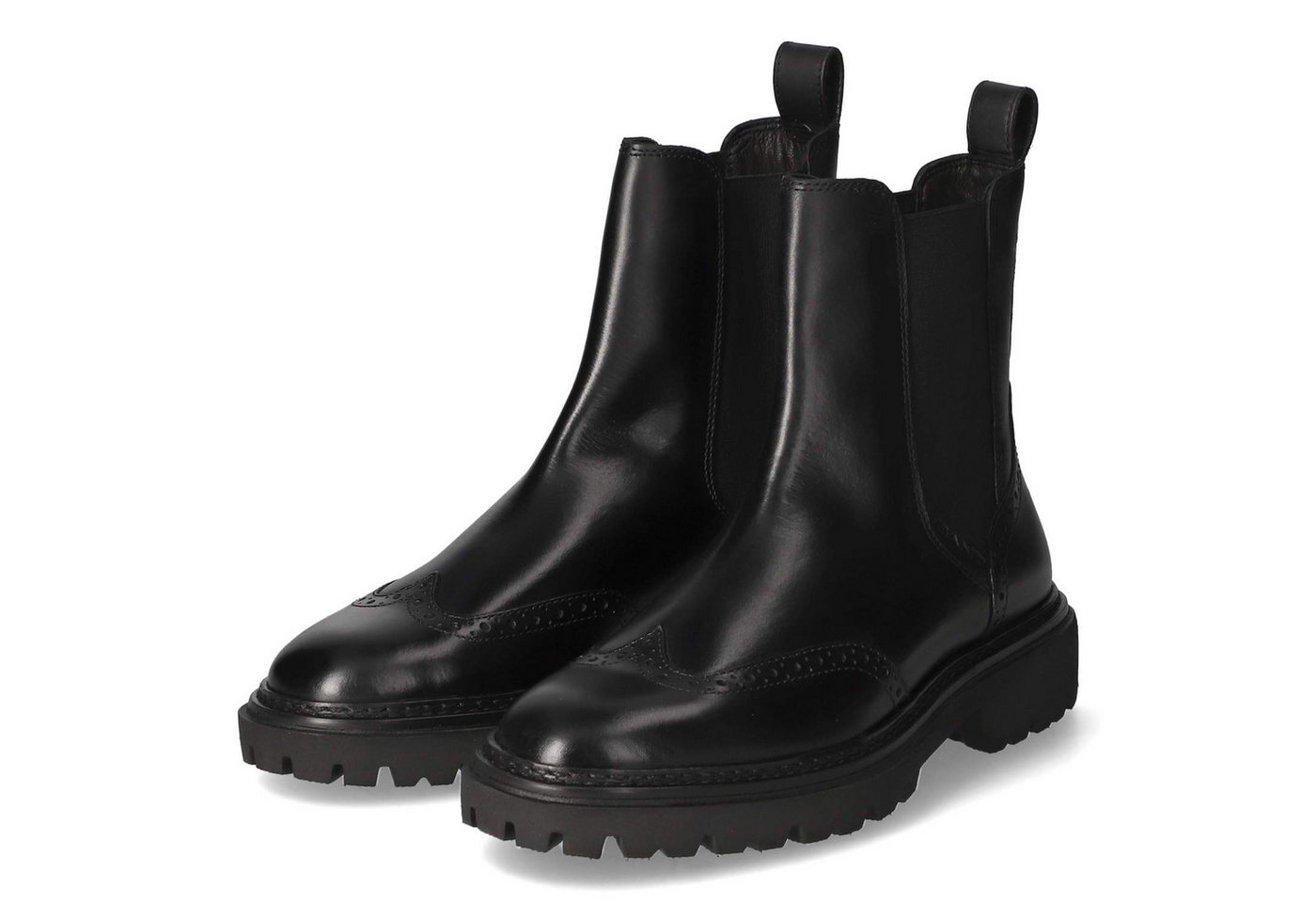 Gant 31551119/G00 Damen Glattleder schwarz Schlupfstiefel