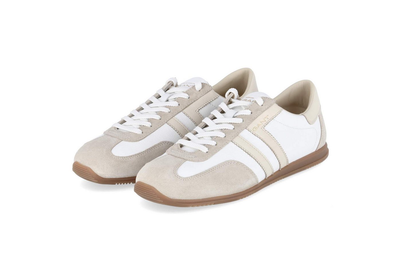 Gant 32633302/G124 Herren Leder weiss Schnürschuh (weiß)