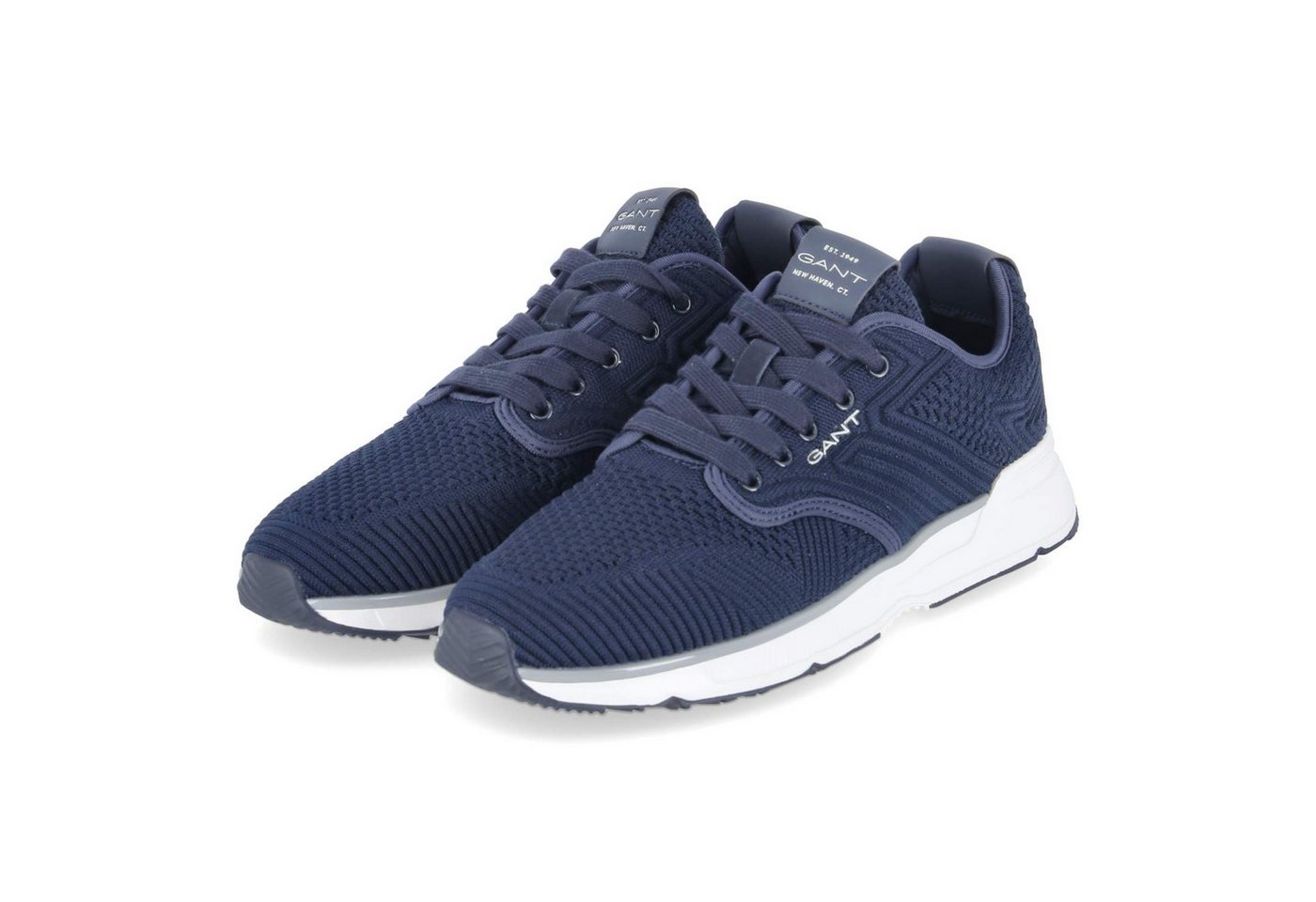 Gant 32638175/G69 Herren Leder & Textil blue Schnürschuh