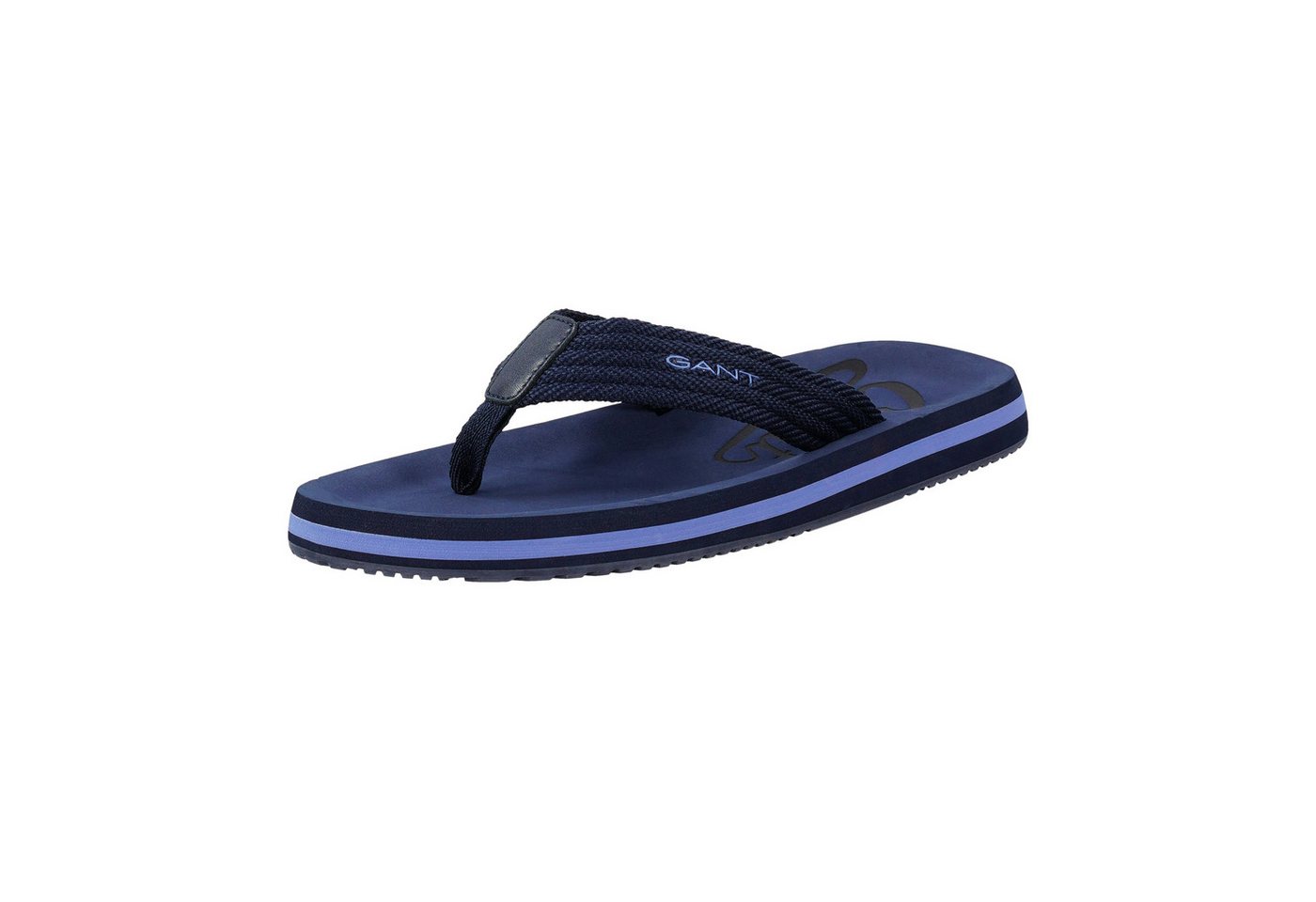 Gant Brodale Zehentrenner Sommerschuh, Strandschuh, Flats, Strandschuh mit Zehensteg