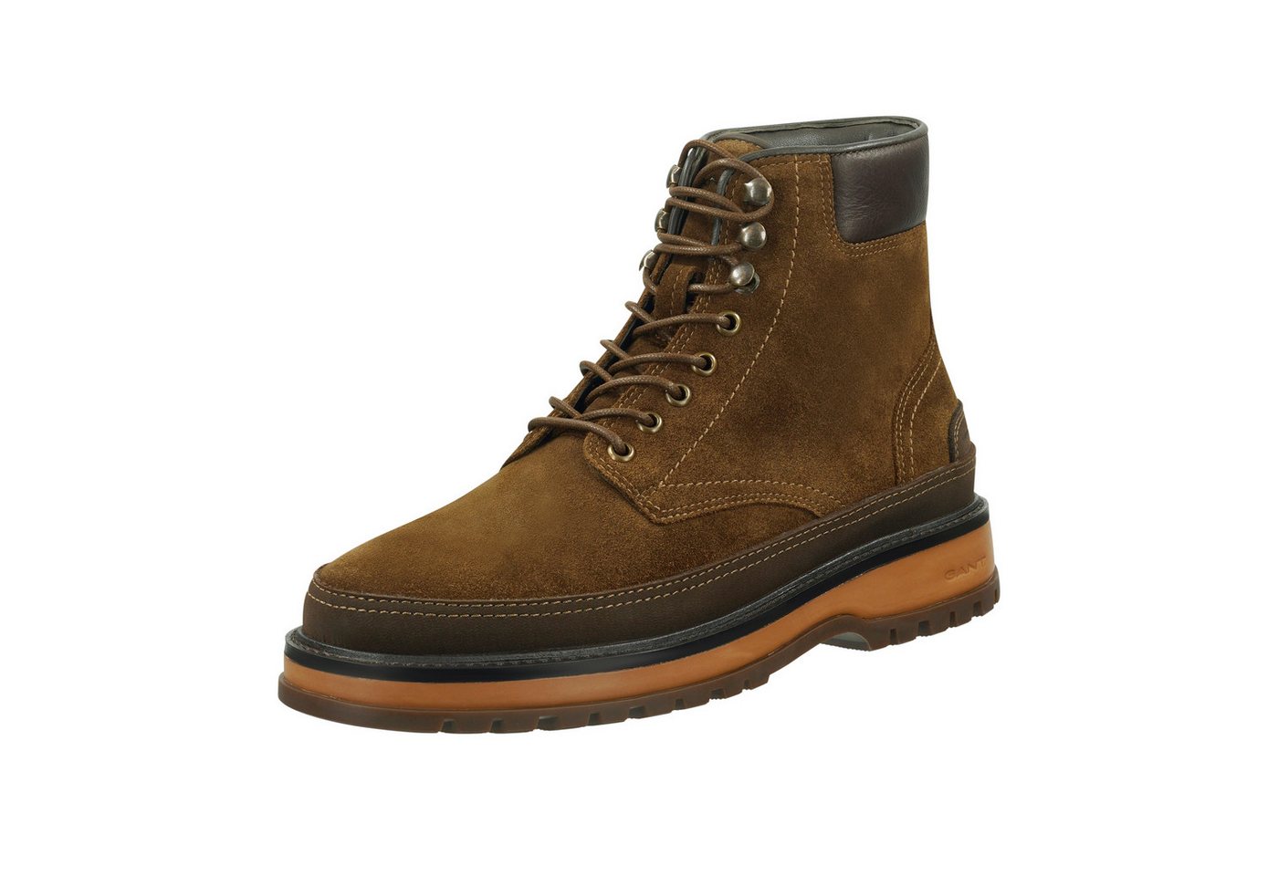 Gant Clafton Schnürstiefel Business Stiefel, Schnürboots mit markantem Blockabsatz