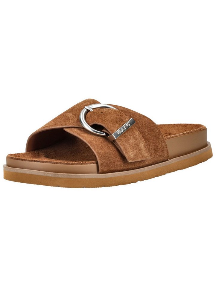 Gant Pantoletten Veloursleder Pantolette (braun)