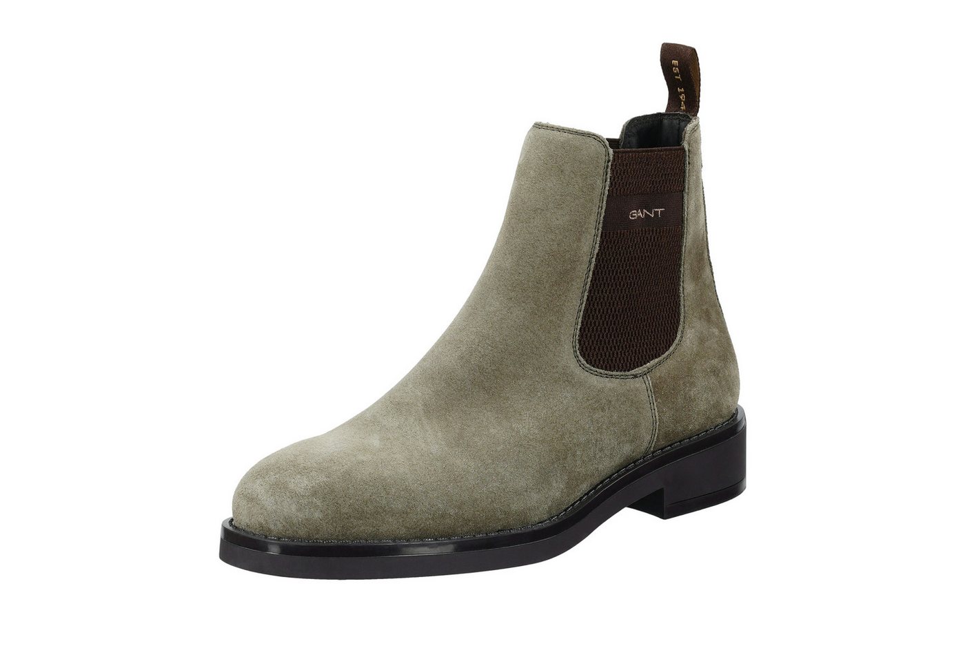 Gant Prepdale Chelseaboots mit weicher Lederinnensohle, schmale Form