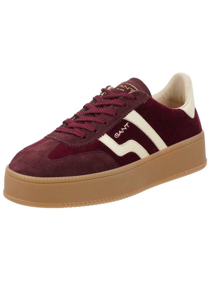 Gant Sneaker Veloursleder Plateausneaker (rot)