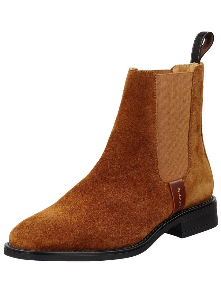 Gant Stiefelette Veloursleder/Textil Stiefelette (braun)
