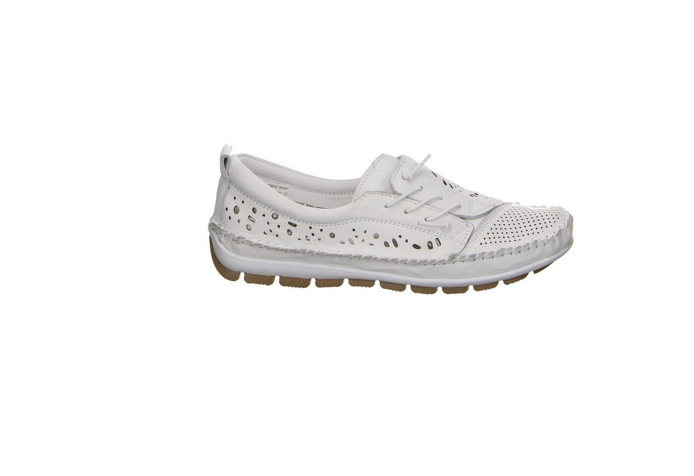 Gemini 343861 01 001 Leder Slipper weiss Slipper