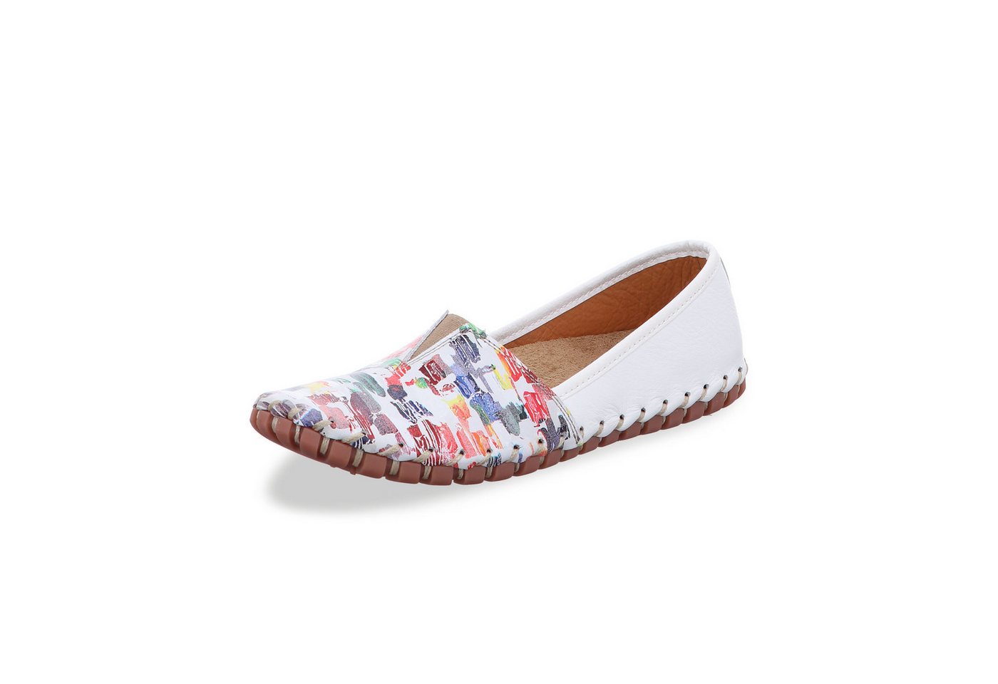 Gemini Damen Ballerina (bunt/weiß)
