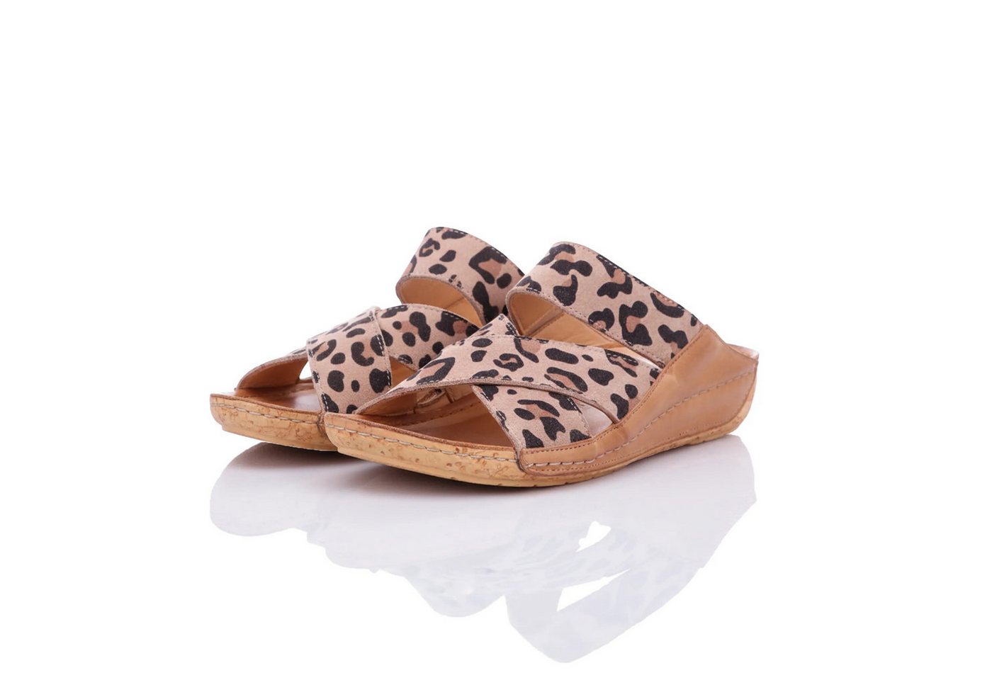 Gemini Damen Pantolette (beige)