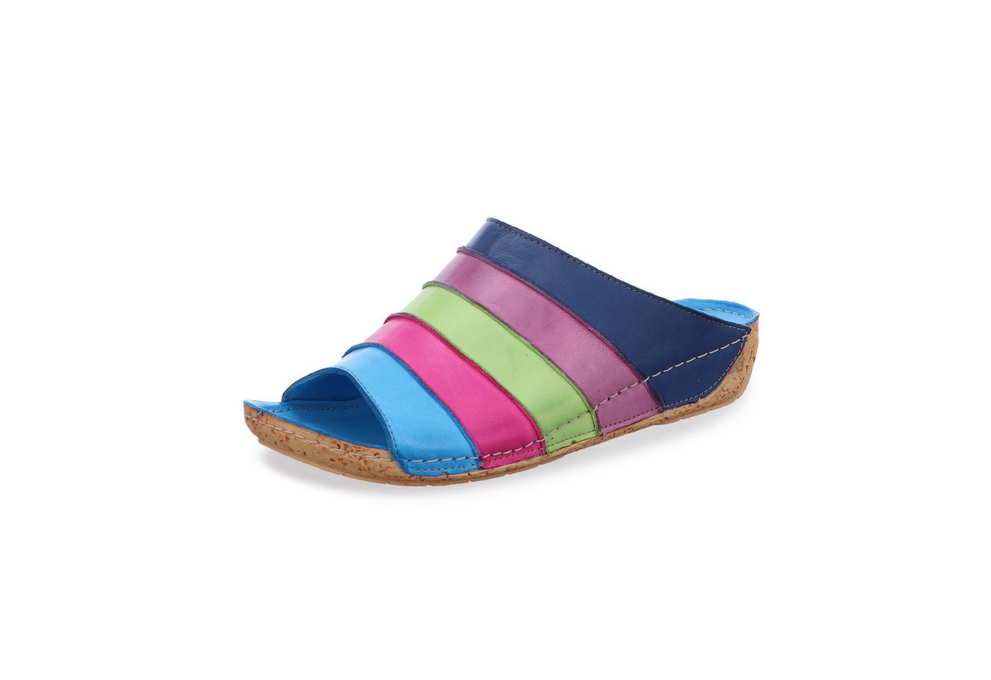Gemini Damen Pantolette (blau/bunt/grün/lila)