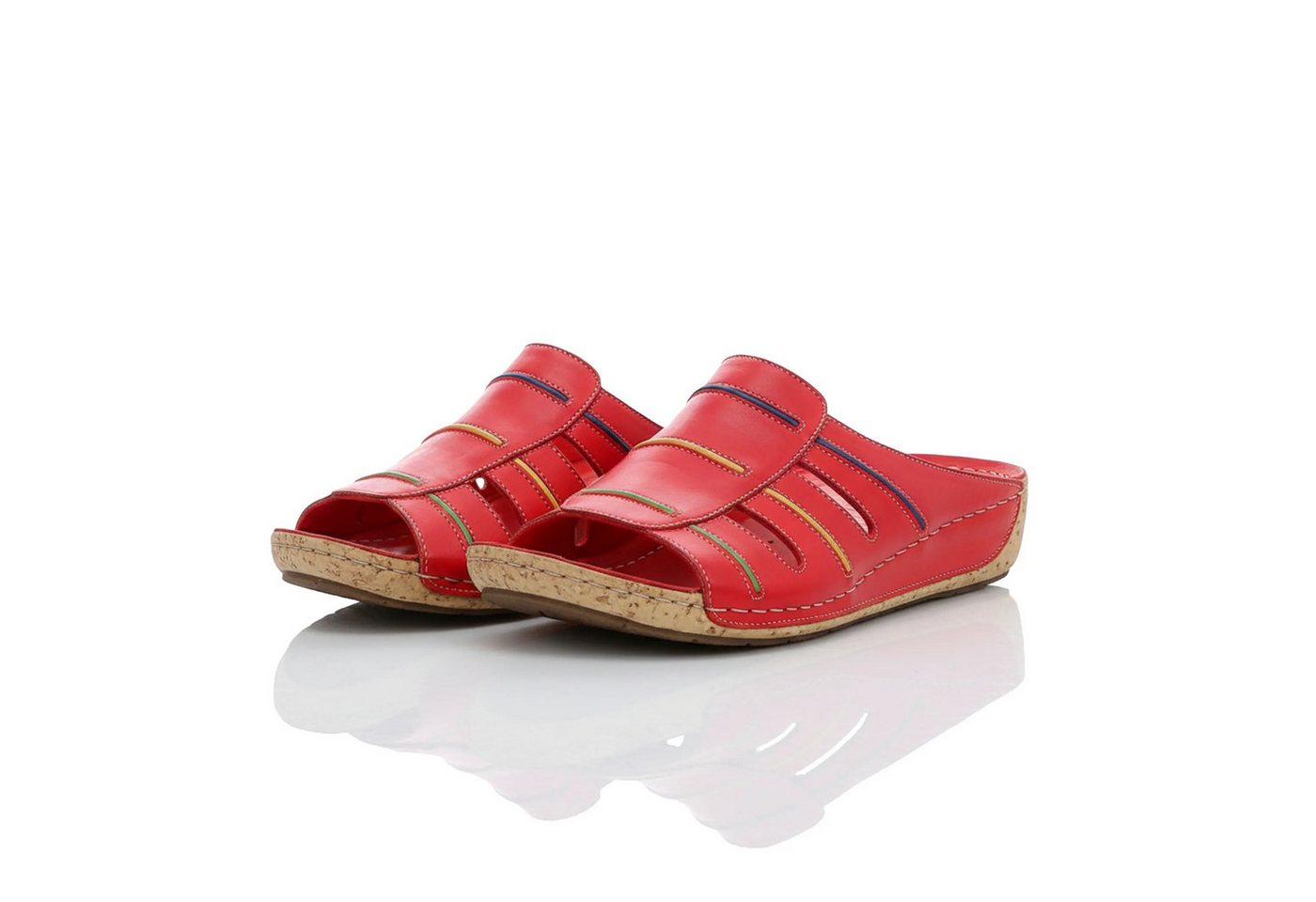 Gemini Damen Pantolette (blau/gelb/grün/rot)