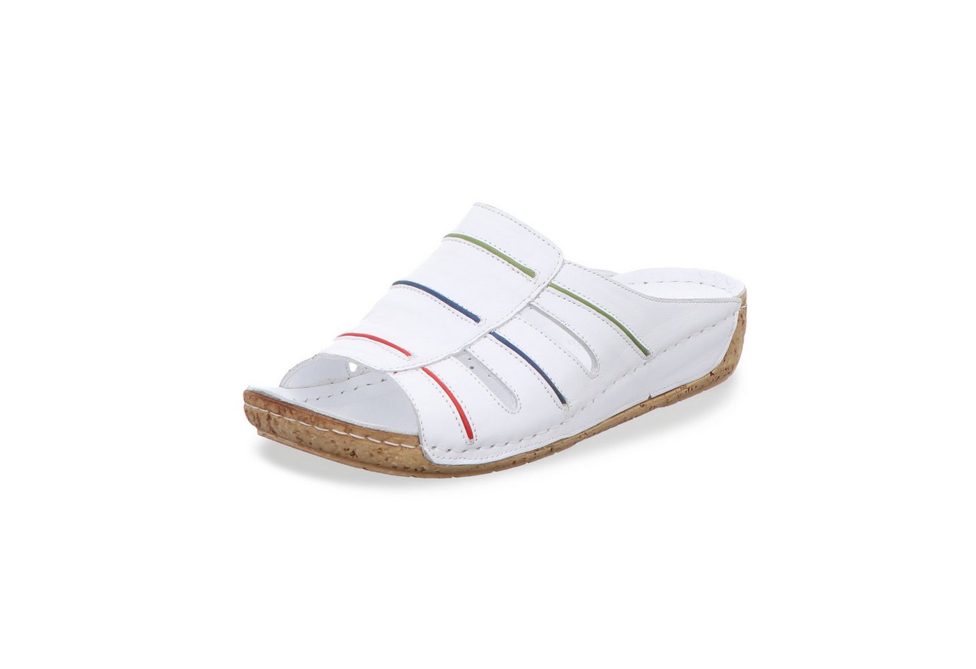 Gemini Damen Pantolette (blau/grün/rot/weiß)