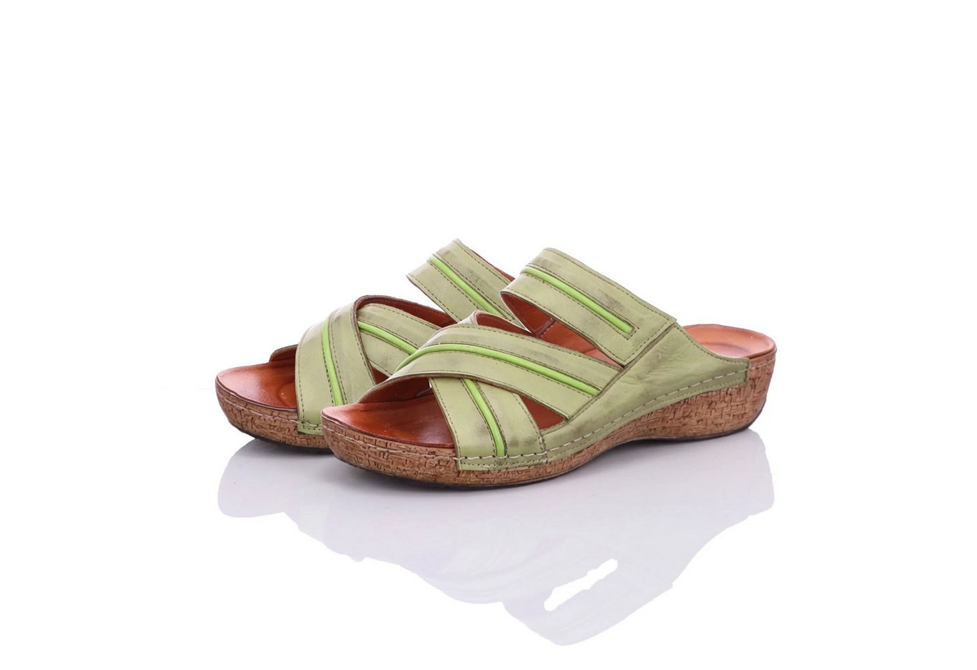 Gemini Damen Pantolette (grün)