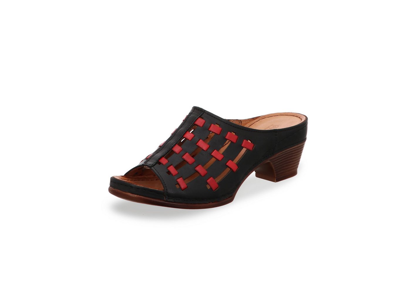 Gemini Damen Pantolette (rot/schwarz)