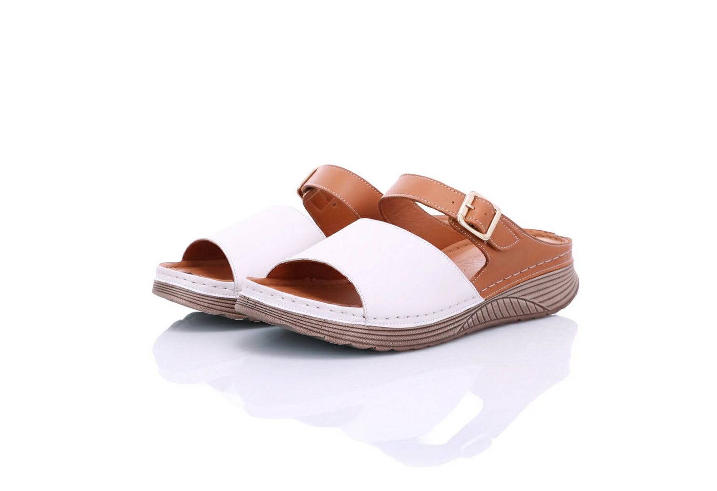 Gemini Damen Pantolette (weiß)