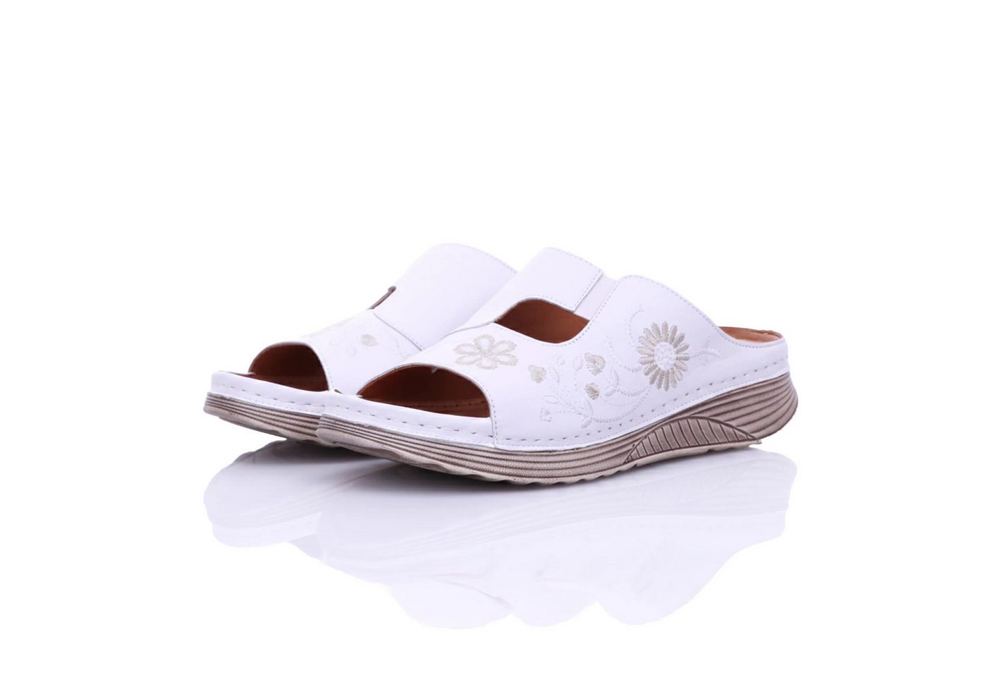 Gemini Damen Pantolette (weiß)