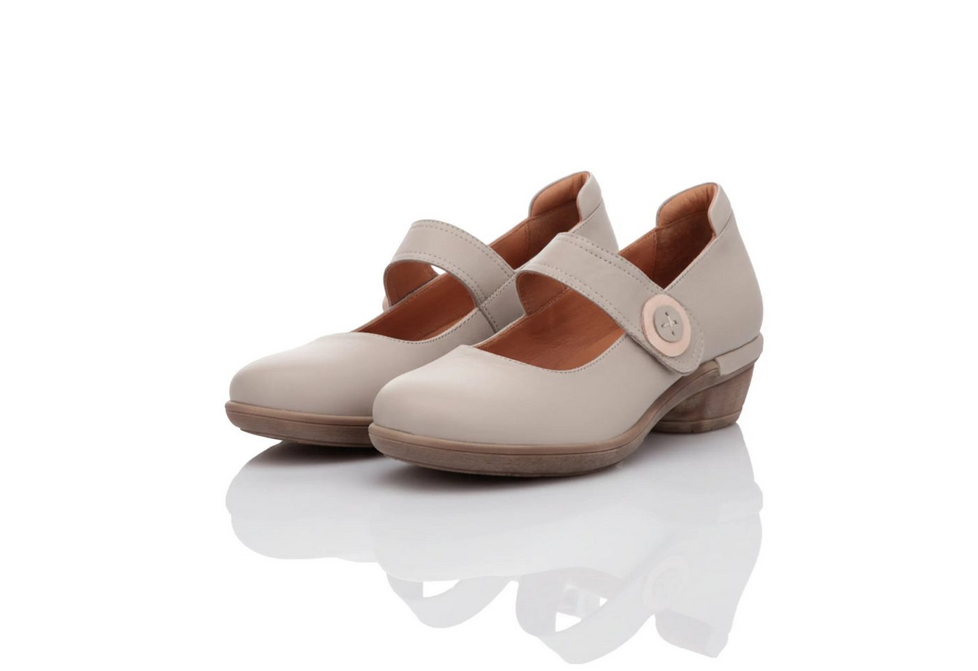 Gemini Damen Pumps (beige/rosa)