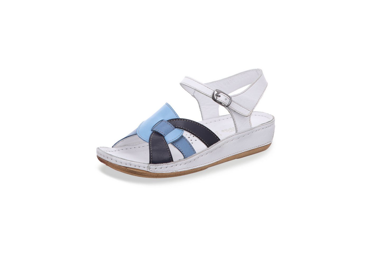 Gemini Damen Sandale (blau/weiß)