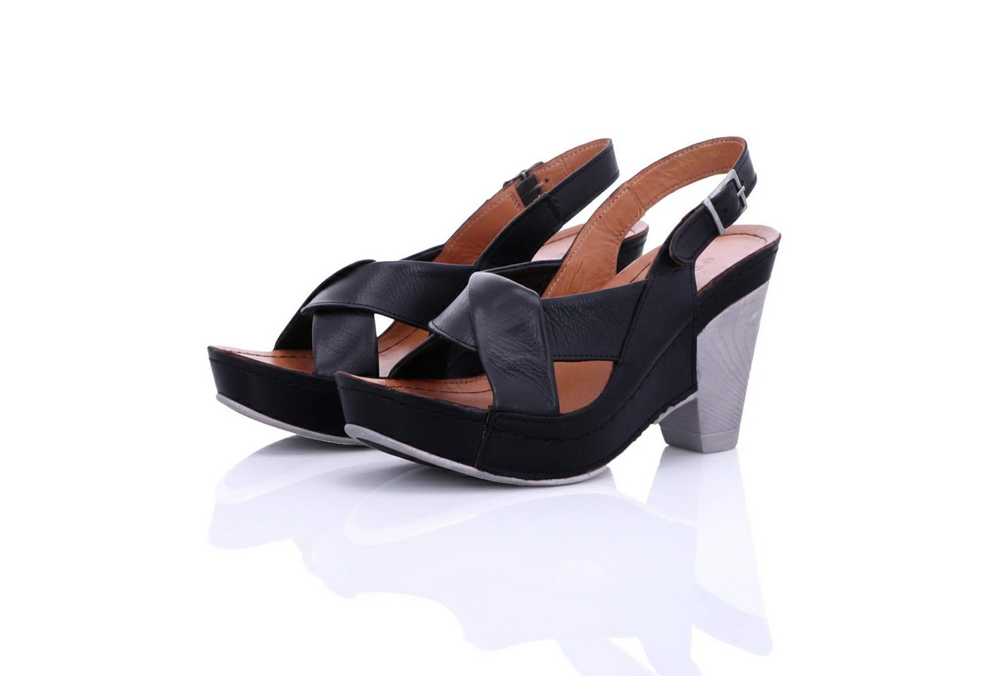 Gemini Damen Sandale (schwarz)