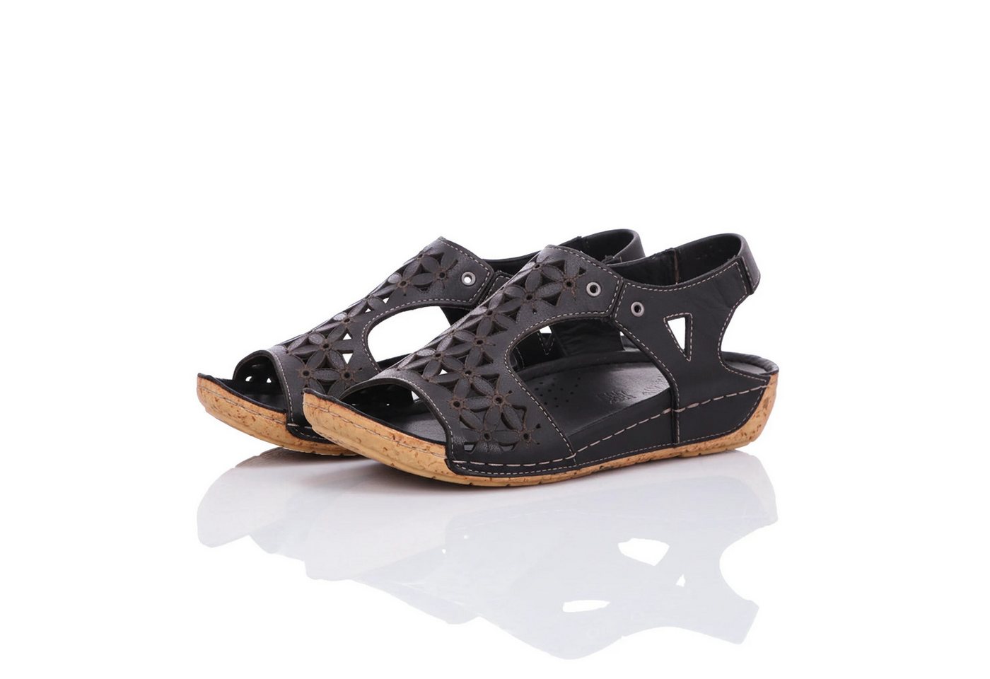 Gemini Damen Sandale (schwarz)