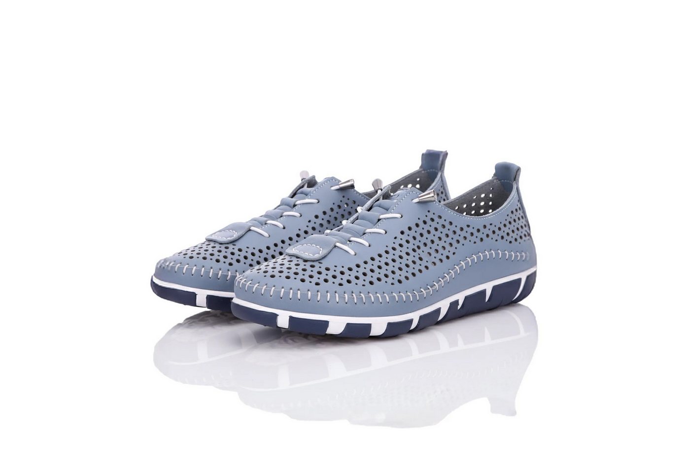 Gemini Damen Schnürschuh (blau)