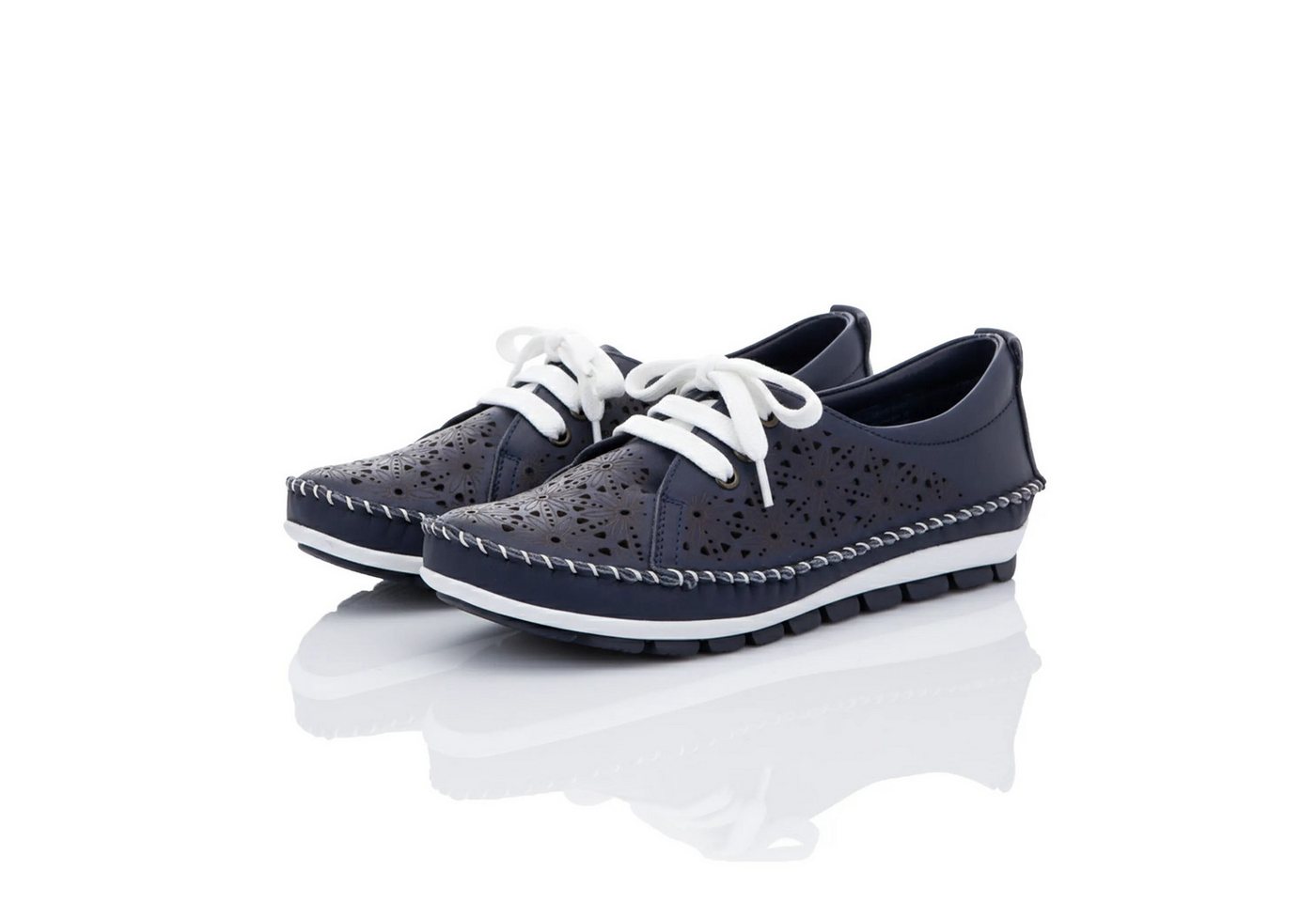 Gemini Damen Schnürschuh (blau)