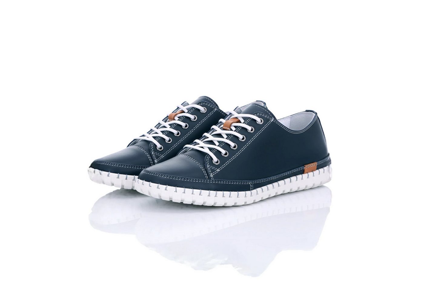 Gemini Damen Schnürschuh (blau/weiß)