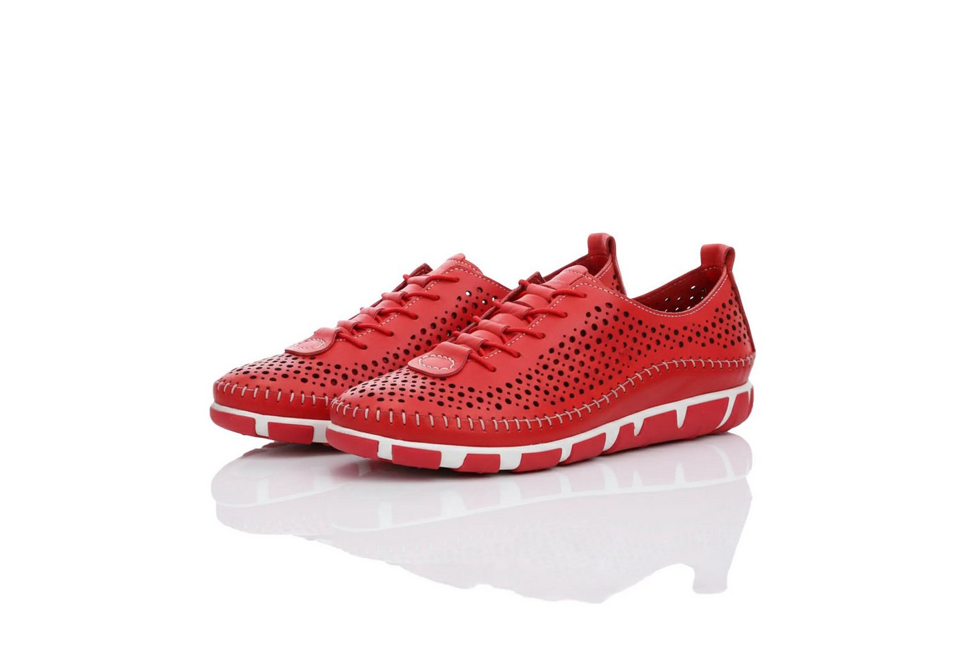 Gemini Damen Schnürschuh (rot)