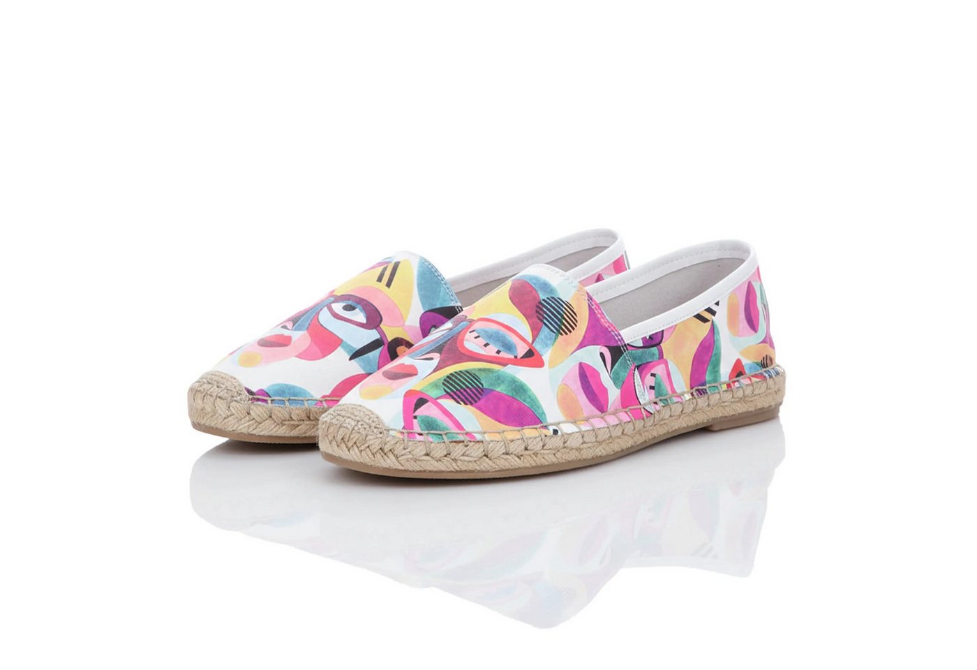 Gemini Damen Slipper (blau/grün/rot/weiß)