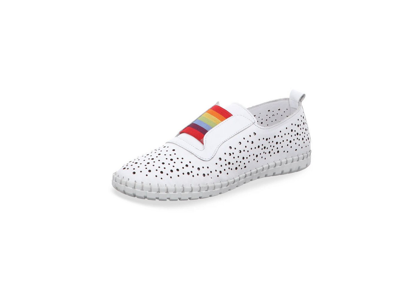 Gemini Damen Slipper (bunt/rot/weiß)