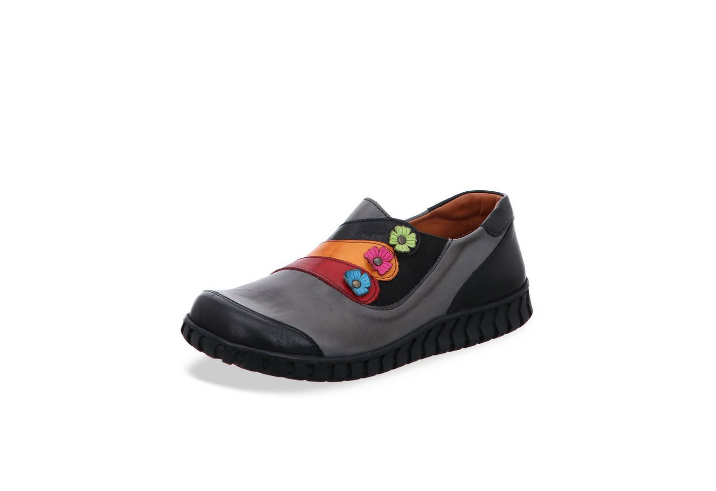 Gemini Damen Slipper (grau/schwarz)